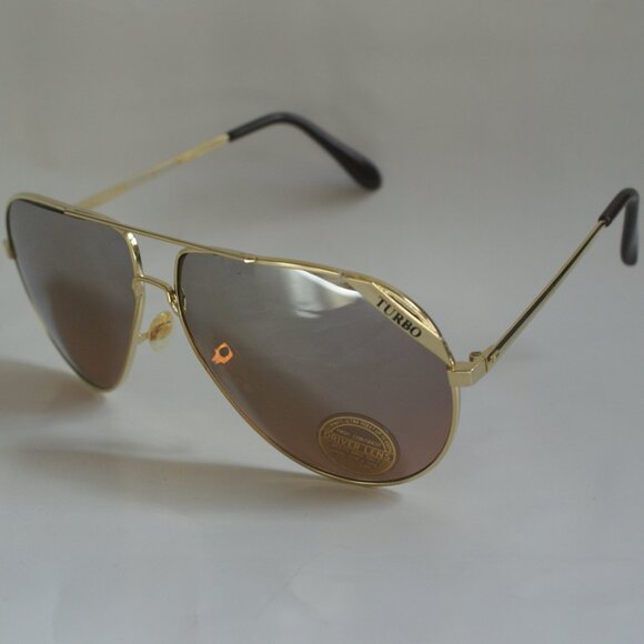 NWT True Vintage "Turbo" logo DB Sports Aviator w/Coppermax lens tech Sunglasses - Picture 7 of 10